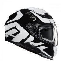 KASK HJC F71 BARD BLACK/WHITE XL 