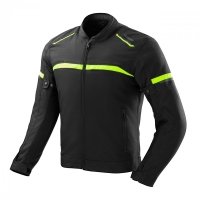 KURTKA TEKSTYLNA OZONE NEO BLACK/FLO YELLOW XXL 