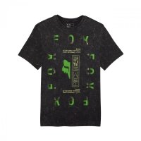 T-SHIRT FOX THROTTLE PREM BLACK XL 