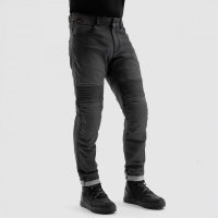 SPODNIE JEANS REBELHORN REVOLT MONOLAYER BLACK W32L34 