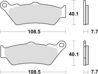 TRW klocki hamulcowe przód HARLEY-DAVIDSON XG - Street 750 (16) 