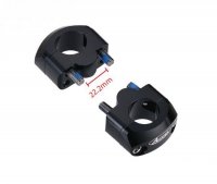 Accel mocowanie kierownicy (22,2/22,2mm) wysokość 20mm - czarny 
