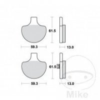 TRW klocki hamulcowe przód HARLEY-DAVIDSON Softail Springer Classic 1584 ( 07) 