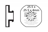 CFA274 - Klocki hamulcowe rowerowe (organiczne) EBC Brakes 