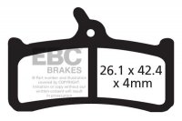 CFA359 - Klocki hamulcowe rowerowe (organiczne) EBC Brakes 