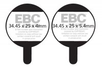 CFA378 - Klocki hamulcowe rowerowe (organiczne) EBC Brakes 
