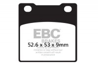 Klocki hamulcowe EBC FA063 (kpl. na 1 tarcze) 
