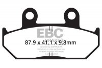 Klocki hamulcowe EBC FA124/2 (kpl. na 1 tarcze) 