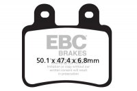 Klocki hamulcowe EBC FA350TT (kpl. na 1 tarcze) 
