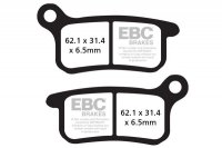 Klocki hamulcowe EBC FA357R (kpl. na 1 tarcze) (odpowiednik PROX 37.109202) 