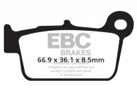 Klocki hamulcowe EBC FA367/2R (kpl. na 1 tarcze) 