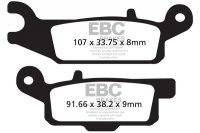 Klocki hamulcowe EBC FA446TT (kpl. na 1 tarcze) 