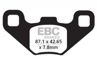 Klocki hamulcowe EBC FA490R (kpl. na 1 tarcze) 