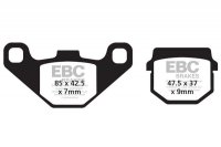 Klocki hamulcowe EBC SFA083 skuterowe (kpl. na 1 tarcze) 
