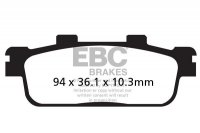 Klocki hamulcowe EBC SFA427 skuterowe (kpl. na 1 tarcze) 