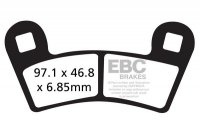 Klocki hamulcowe EBC SXR456HH Side By Side Race Formula (kpl. na 1 tarcze) 