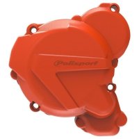 POLISPORT OSŁONA POKRYWY (DEKLA) ALTERNATORA HUSQVARNA TE 250/300 TPI '17-'22 KOLOR POMARAŃCZOWY 