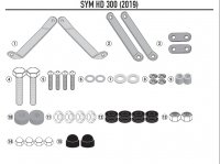 KAPPA MOCOWANIE SZYBY 7057AK SYM HD 300 19-21 