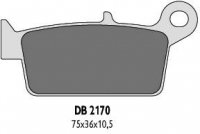Delta Braking SUZUKI 125 RM (96-98) klocki hamulcowe tył 