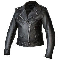 KURTKA SKÓRZANA OZONE RAMONES LADY BLACK DXXL 
