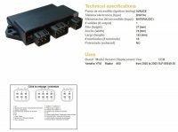 DZE MODUŁ ZAPŁONU CDI YAMAHA YFM 660 RAPTOR 02-03 (OEM-5LP-85540-20) 