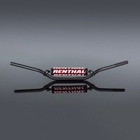 RENTHAL KIEROWNICA 7/8 CALA (22MM) MX MINI HANDLEBAR BLACK KAWASAKI KX 65 02-16 PADDED KOLOR CZARNY Z GĄBKĄ 