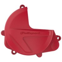 POLISPORT OSŁONA POKRYWY (DEKLA) SPRZĘGŁA HONDA CRF 450R 17-25; CRF 450RX 17-25 KOLOR CZERWONY 