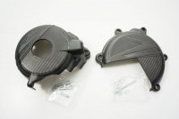 POLISPORT ZESTAW OSŁONA POKRYWY (DEKLA) ALTERNATORA ORAZ OSŁONA POKRYWY SPRZĘGŁA SUZUKI DRZ 400 00-24 KOLOR CZARNY (8479000001+8 