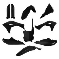 POLISPORT KOMPLET PLASTIKÓW (FULL KIT) KAWASAKI KXF 450 24-25 W ZESTAWIE TABLICA PRZEDNIA (8665900003) I OSŁONY AMORTYZARORÓW (8 