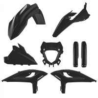 POLISPORT KOMPLET PLASTIKÓW (FULL KIT) BETA RR 2T/4T RACING '25-'26; RR 2T/4T X-PRO '25-'26 W ZESTAWIE OSŁONA LAMPY (8399100002) I OSŁONY AMORTYZATORÓW (8399100003) KOLOR CZARNAY 