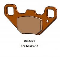 DELTA BRAKING KLOCKI HAMULCOWE KH490 PRZÓD POLARIS RZR 170 09-21 