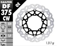 GALFER TARCZA HAMULCOWA PRZÓD SUZUKI GSX 1300R HAYABUSA 21- (WAVE FLOATING) (320X80X6MM) 