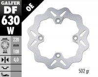 GALFER TARCZA HAMULCOWA TYŁ DUCATI (220X108X4) WAVE 