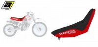 BLACKBIRD POKROWIEC / POSZYCIE NA SIEDZENIE HONDA XR 250/350 88-95, KOLOR CZERWONY+CZARNY, NAPIS HONDA 