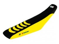 BLACKBIRD POKROWIEC / POSZYCIE NA SIEDZENIE SUZUKI RMZ 450 05-07 DOUBLE GRIP 3 KOLOR CZARNY ŻÓŁTY 