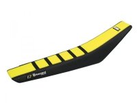 BLACKBIRD POKROWIEC / POSZYCIE NA SIEDZENIE HUSQVARNA FC/TC 14-15, TE/FE 14-16 ZEBRA KOLOR CZARNY ŻÓŁTY 