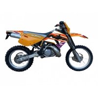 BLACKBIRD KOMPLET NAKLEJEK (OKLEIN) KTM 4T 96-99 (4 STROKE ALL MODELS) DREAM 5 KOLOR POMARAŃCZOWY CZARNY 