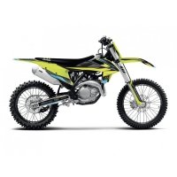 BLACKBIRD KOMPLET NAKLEJEK (OKLEIN) + POKROWIEC POSZYCIE NA SIEDZENIE KTM SX/SX-F 19-22, EXC/EXC-F 20-23 STEALTH 
