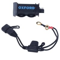 OXFORD ŁADOWARKA UNIWERSALNA USB 12V 2,1 AMPERA KOLOR CZARNY 