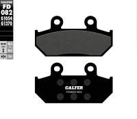 GALFER KLOCKI HAMULCOWE KH124 / KH412 PÓŁMETALICZNE 