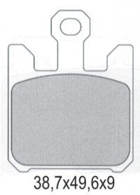 GALFER KLOCKI HAMULCOWE KH369/4 PÓŁMETALICZNE (OFERTA SPECJALNA) WYPRZEDAŻ 