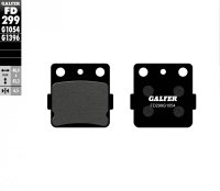 GALFER KLOCKI HAMULCOWE KH084/3 PÓŁMETALICZNE (GRUBOŚĆ 6,5MM) 