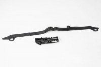 UFO KOMPLET ŚLIZG + PROWADNICA ŁAŃCUCHA HONDA CRF 250R 10-13, CRF 450R 09-12, KOLOR CZARNY 