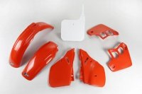 UFO KOMPLET PLASTIKÓW HONDA CR 125 89-90, KOLOR OEM 90 (CZERWONY/BIAŁY) 