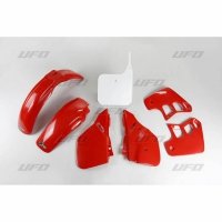 UFO KOMPLET PLASTIKÓW HONDA CR 125 89-90 KOLOR OEM (CZERWONY/BIAŁY) (HO098E999) 