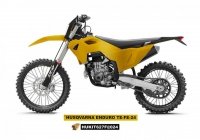 UFO KOMPLET PLASTIKÓW (FULL KIT) Z OSŁONAMI TELESKOPÓW (AMORTYZATORÓW) HUSQVARNA TE 150 / 250 / 300 24-25, FE 250 / 350 / 450 / 
