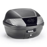 KAPPA KUFER CENTRALNY 40L MONOLOCK K400NT Z BIAŁYMI ODBLASKAMI ( ZAWIERA PŁYTĘ ) - ZASTĘPUJE K400NT 