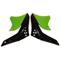 UFO OSŁONY CHŁODNICY KAWASAKI KXF 250 06 KOLOR CZARNY/ZIELONY 