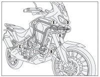 KAPPA GMOLE OSŁONY SILNIKA GÓRNE HONDA CRF 1100 L AFRICA TWIN ADVENTURE SPORTS 24-, 
