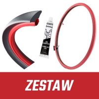 PAKIET SYSTEM TUBLISS 18 CALI + MOUSSE TACS RACING SOFT + MICHELIN ŻEL MONTAŻOWY 50G 